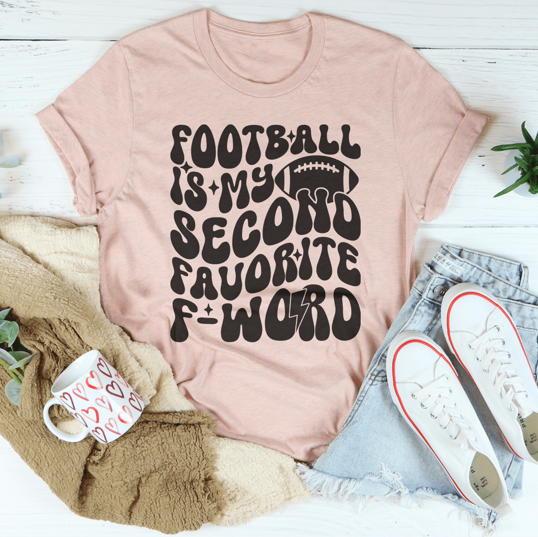 Football Is My Second Favorite F Word Tee shopmerchmallow Football Is My Second Favorite F Word Tee