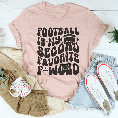 Football Is My Second Favorite F Word Tee shopmerchmallow Football Is My Second Favorite F Word Tee