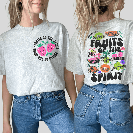 Fruits Of The Spirit Back Print Tee shopmerchmallow Fruits Of The Spirit Back Print Tee