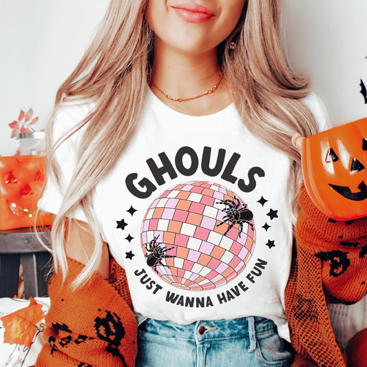Ghouls Just Wanna Have Fun Retro Tee shopmerchmallow Ghouls Just Wanna Have Fun Retro Tee