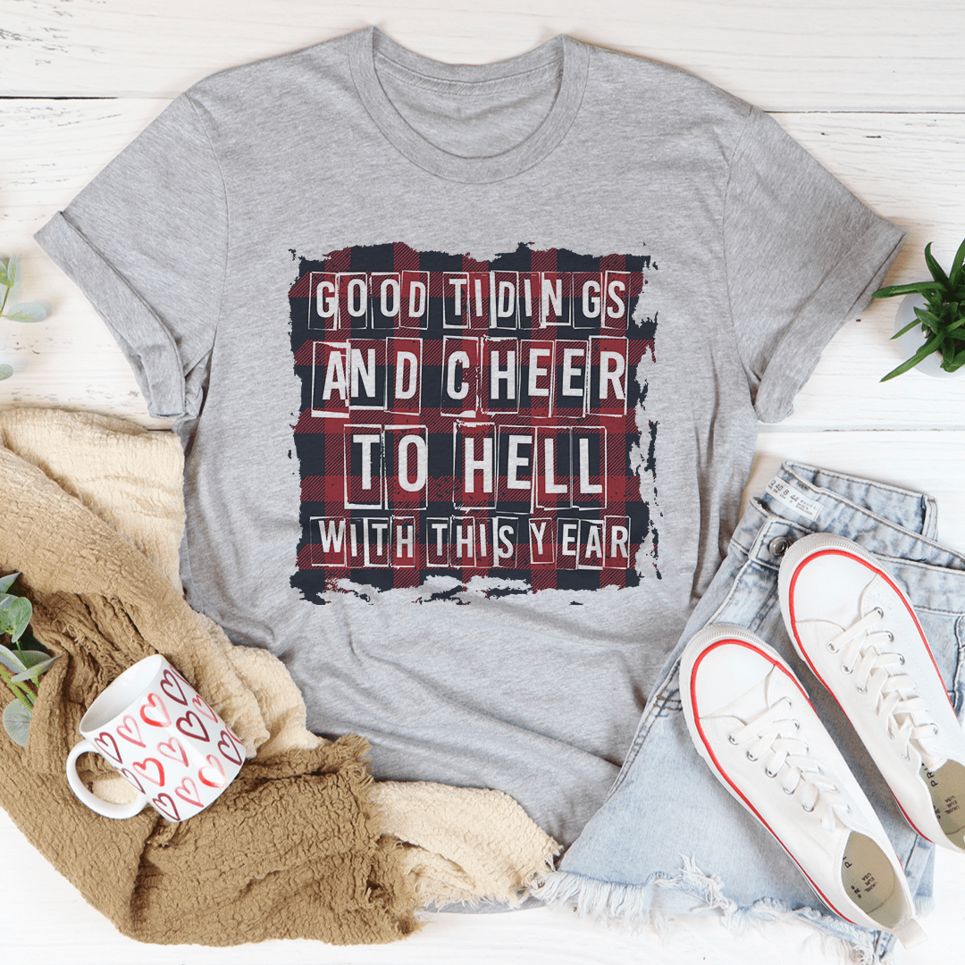 Good Tidings And Cheer Tee shopmerchmallow Good Tidings And Cheer Tee