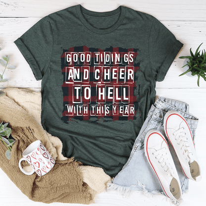 Good Tidings And Cheer Tee shopmerchmallow Good Tidings And Cheer Tee