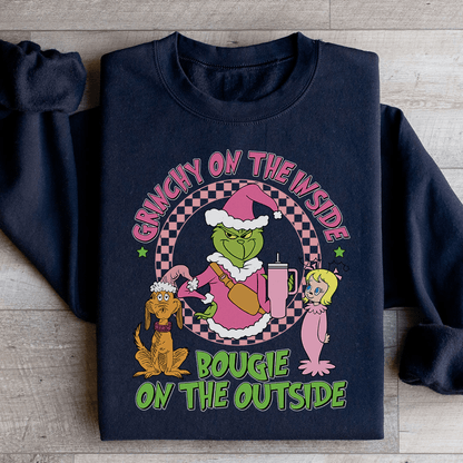 Grinchy On The Inside Bougie On The Outside shopmerchmallow Grinchy On The Inside Bougie On The Outside
