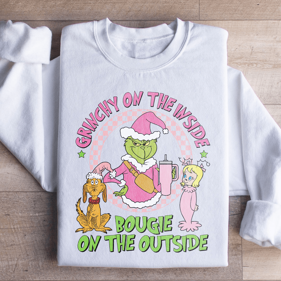 Grinchy On The Inside Bougie On The Outside shopmerchmallow Grinchy On The Inside Bougie On The Outside