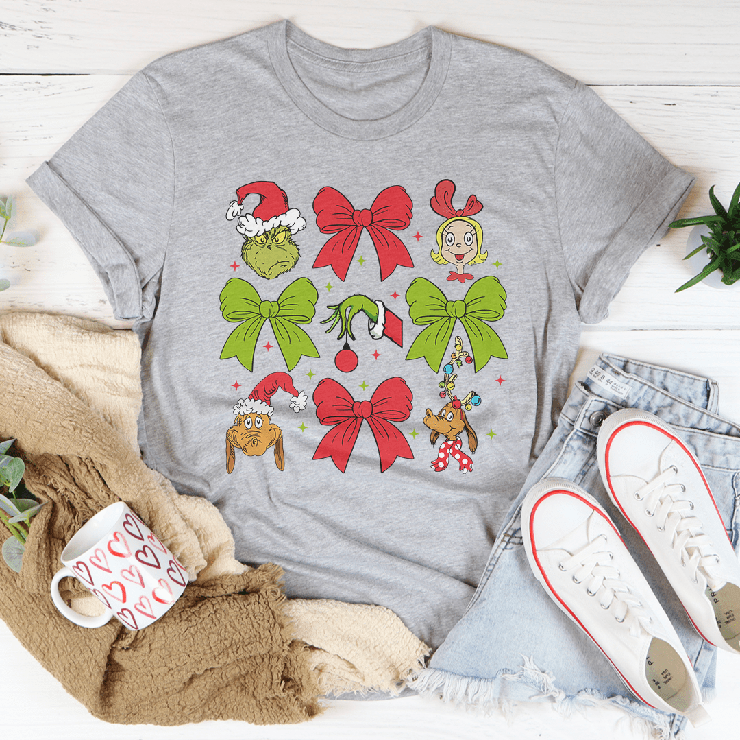 Grinmas Coquette Bow Tee