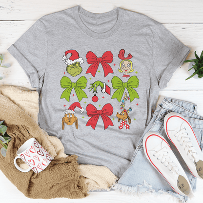 Grinmas Coquette Bow Tee