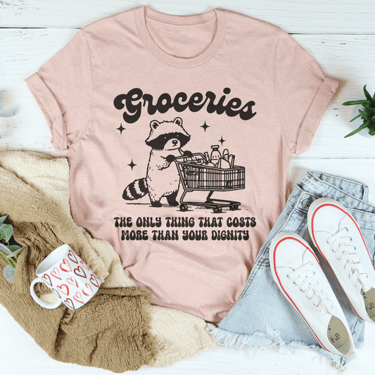 Groceries The Only Thing That Cost More Than Your Dignity Tee shopmerchmallow Groceries The Only Thing That Cost More Than Your Dignity Tee