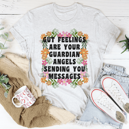 Gut Feelings Are Your Guardian Angels Tee shopmerchmallow Gut Feelings Are Your Guardian Angels Tee