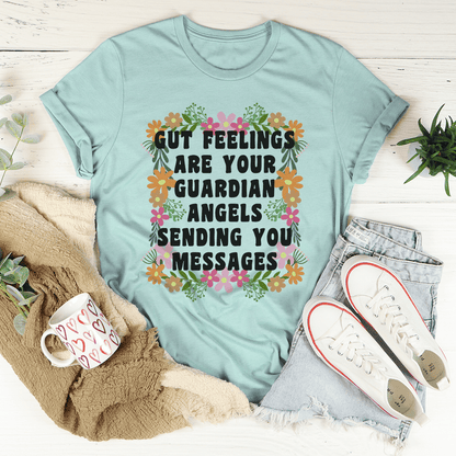 Gut Feelings Are Your Guardian Angels Tee shopmerchmallow Gut Feelings Are Your Guardian Angels Tee