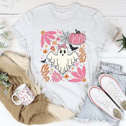 Halloween Pink Ghost Tee shopmerchmallow Halloween Pink Ghost Tee
