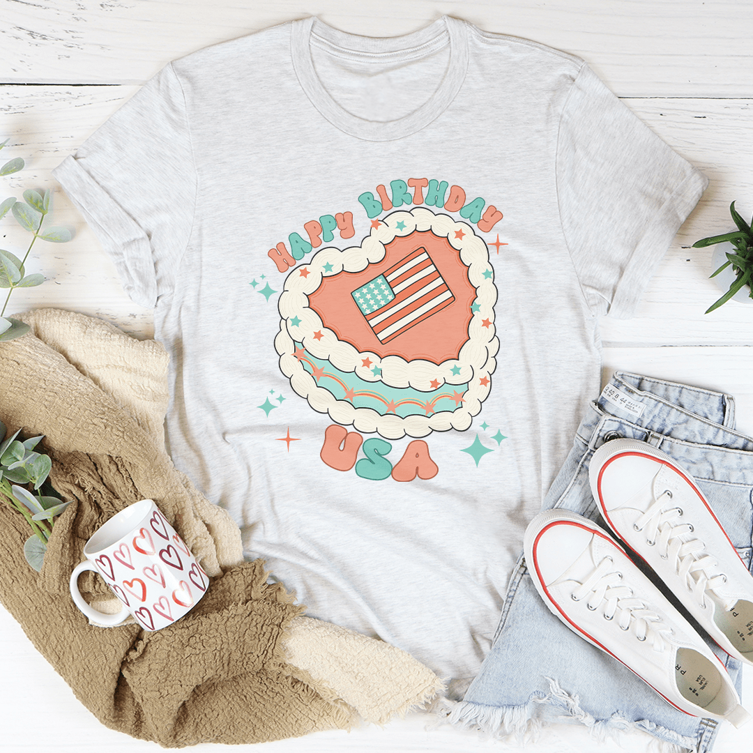 Happy Birthday America Tee shopmerchmallow Happy Birthday America Tee