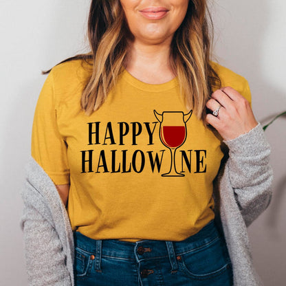 Happy Hallowine Tee shopmerchmallow Happy Hallowine Tee