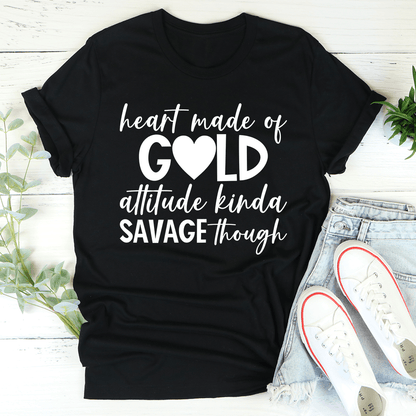 Heart Made Of Gold Tee shopmerchmallow Heart Made Of Gold Tee