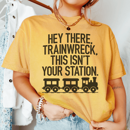 Hey There Trainwreck This Isn't Your Station Tee