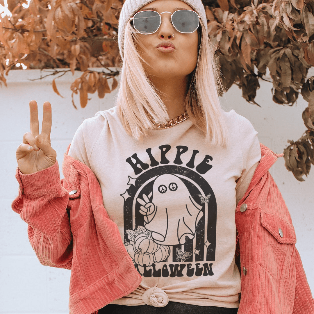 Hippie Halloween Tee shopmerchmallow Hippie Halloween Tee