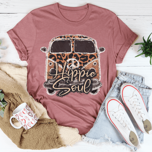 Hippie Soul Leopard Tee shopmerchmallow Hippie Soul Leopard Tee