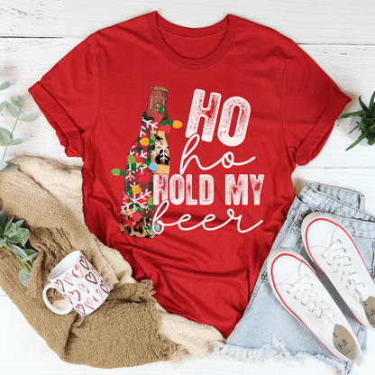 Ho Ho Hold My Beer Tee shopmerchmallow Ho Ho Hold My Beer Tee