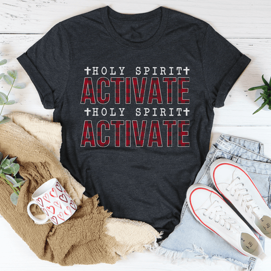 Holy Spirit Activate Tee shopmerchmallow Holy Spirit Activate Tee
