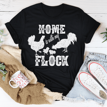 Home Is With My Flock Tee shopmerchmallow Home Is With My Flock Tee