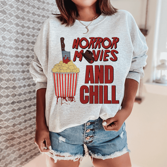Horror Movies And Chill shopmerchmallow Horror Movies And Chill