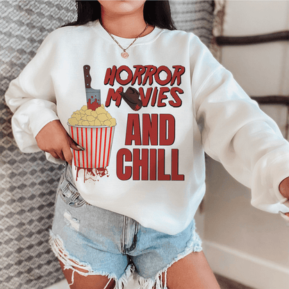 Horror Movies And Chill shopmerchmallow Horror Movies And Chill