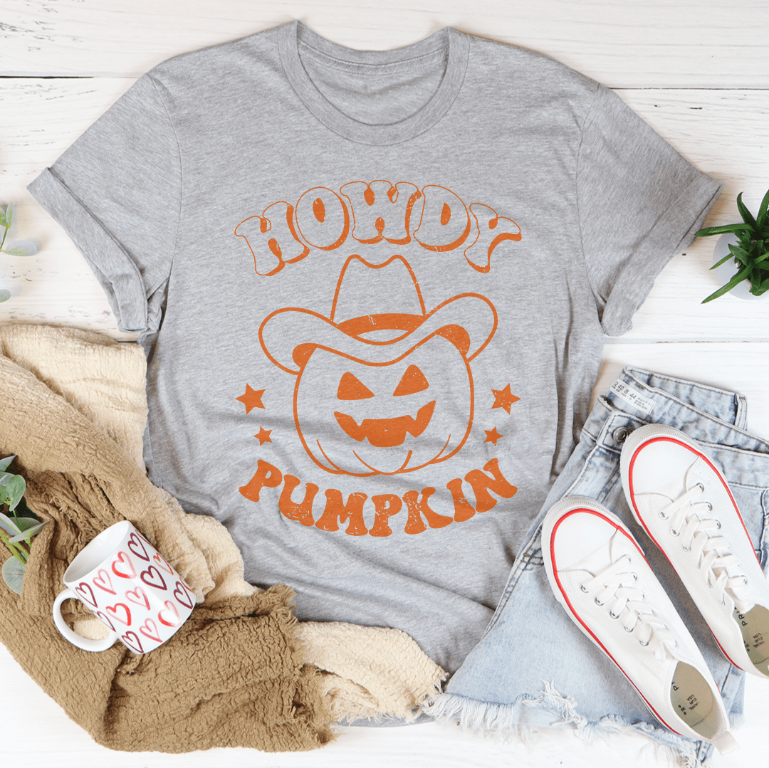 Howdy Pumpkin Tee shopmerchmallow Howdy Pumpkin Tee