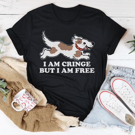 I Am Cringe But I Am Free Tee shopmerchmallow I Am Cringe But I Am Free Tee