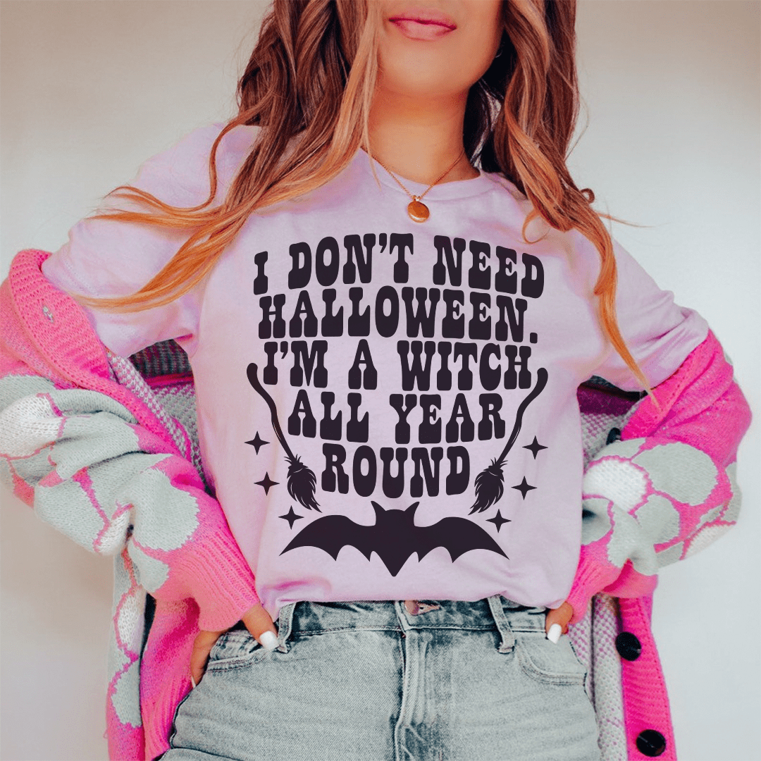 I Don't Need Halloween Tee shopmerchmallow I Don't Need Halloween Tee