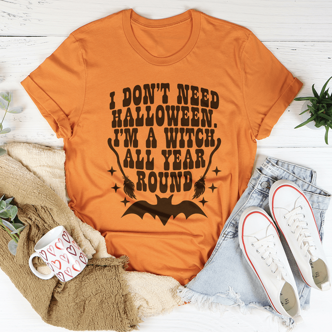 I Don't Need Halloween Tee shopmerchmallow I Don't Need Halloween Tee