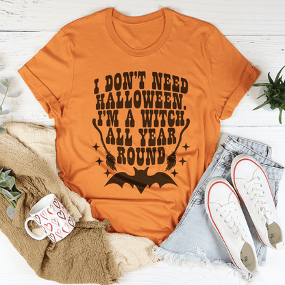 I Don't Need Halloween Tee shopmerchmallow I Don't Need Halloween Tee