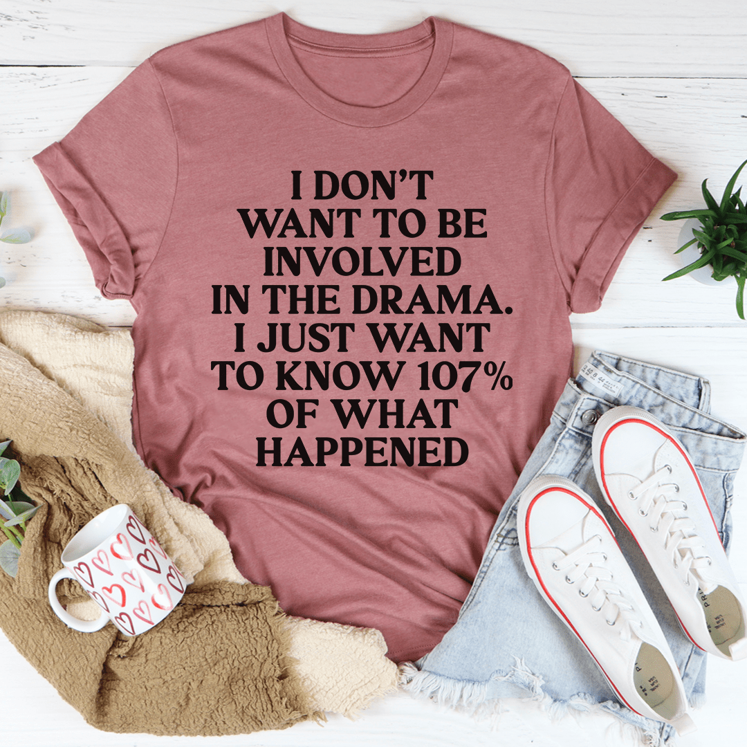 I Don't Want To Be Involved In The Drama Tee shopmerchmallow I Don't Want To Be Involved In The Drama Tee