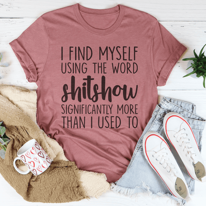 I Find Myself Using The Word Tee