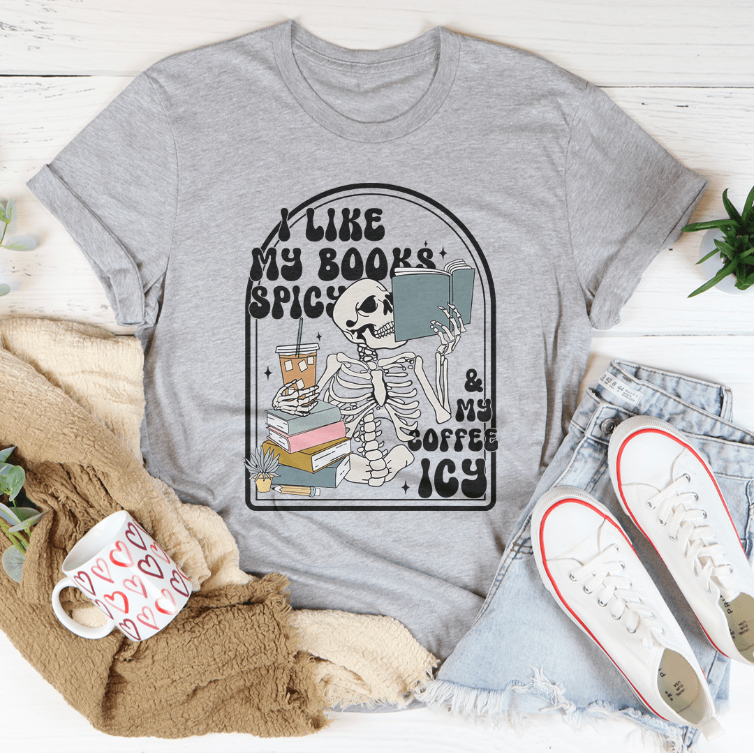 I Like My Books Spicy Tee shopmerchmallow I Like My Books Spicy Tee