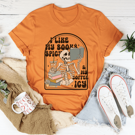 I Like My Books Spicy Tee shopmerchmallow I Like My Books Spicy Tee