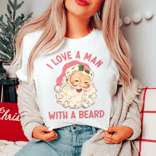 I Love A Man With A Beard Tee shopmerchmallow I Love A Man With A Beard Tee