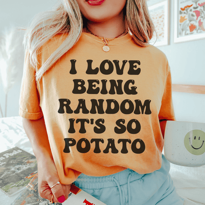 I Love Being Random It's So Potato Tee shopmerchmallow I Love Being Random It's So Potato Tee