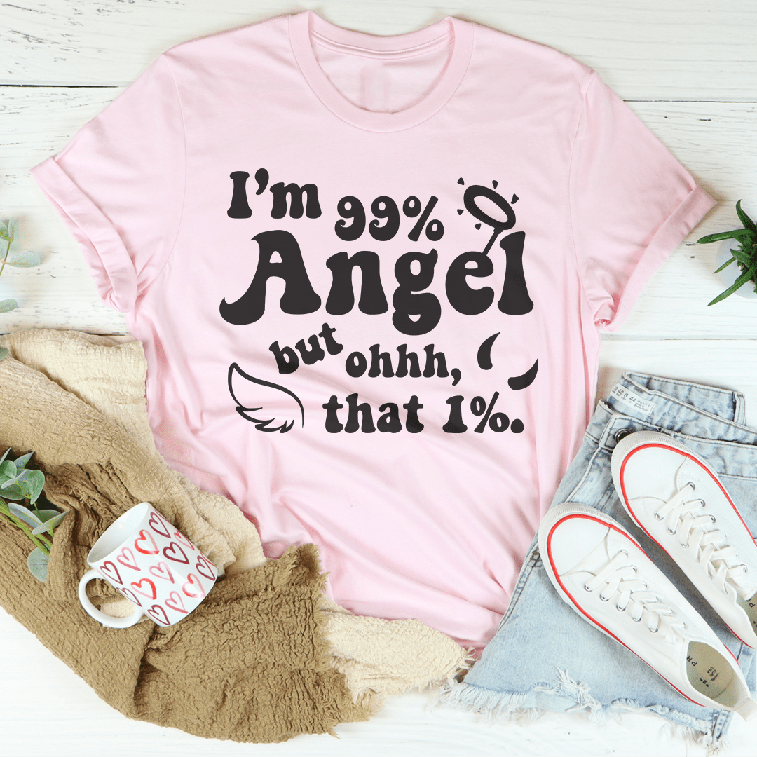 I'm 99% Angel Tee shopmerchmallow I'm 99% Angel Tee