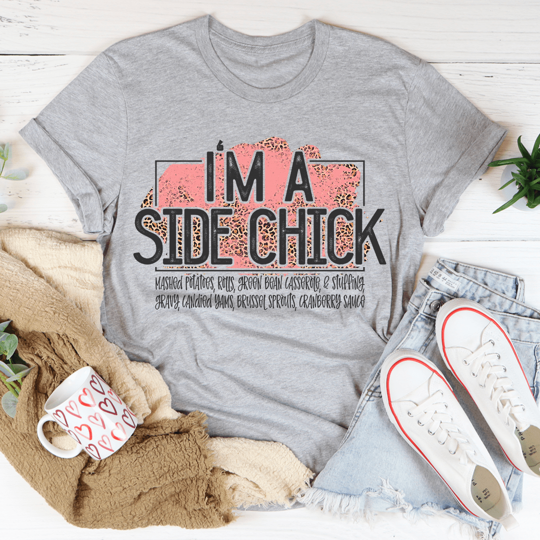 I'm A Side Chick Thanksgiving Tee shopmerchmallow I'm A Side Chick Thanksgiving Tee