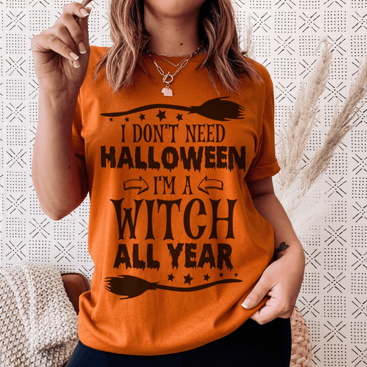I'm A Witch All Year Tee shopmerchmallow I'm A Witch All Year Tee