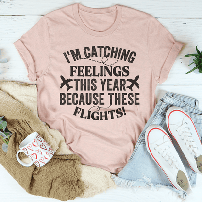 I'm Catching Feelings This Year Tee shopmerchmallow I'm Catching Feelings This Year Tee