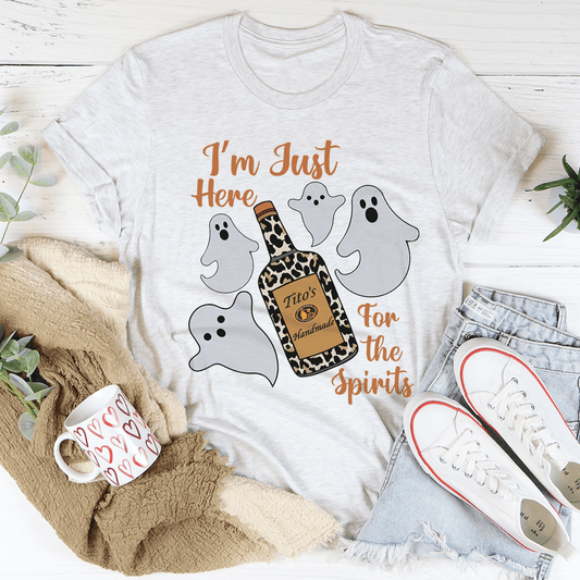 I'm Just Here For The Spirits Tee shopmerchmallow I'm Just Here For The Spirits Tee