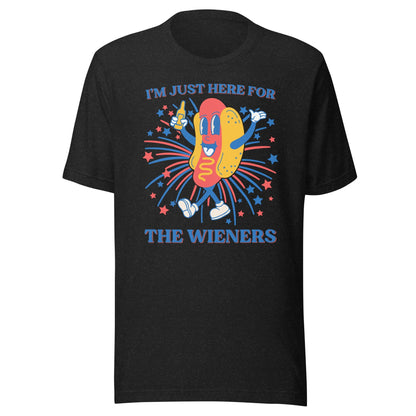 I'm Just Here For The Wieners Tee shopmerchmallow I'm Just Here For The Wieners Tee