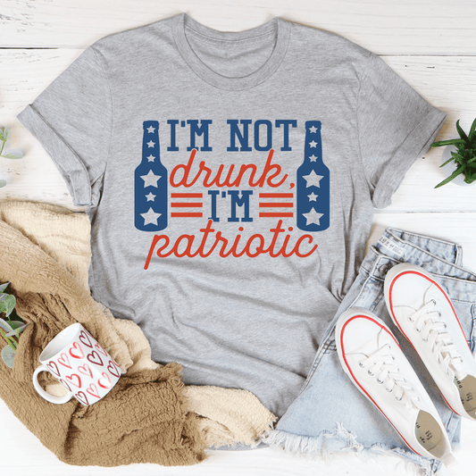 I'm Not Drunk I'm Patriotic Tee shopmerchmallow I'm Not Drunk I'm Patriotic Tee