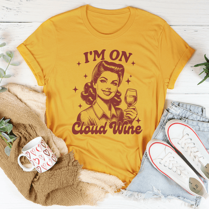 I'm On Cloud Wine Tee shopmerchmallow I'm On Cloud Wine Tee