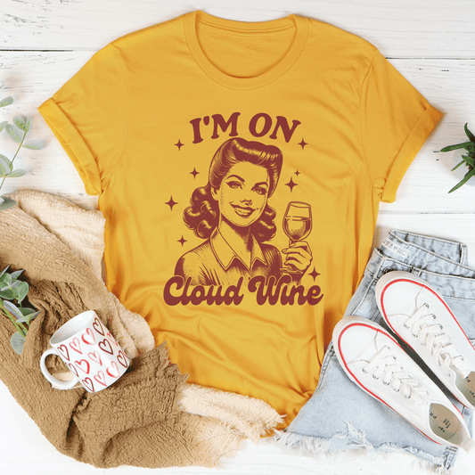 I'm On Cloud Wine Tee shopmerchmallow I'm On Cloud Wine Tee