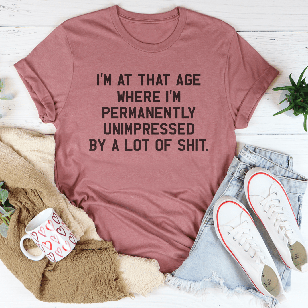 I'm Permanently Unimpressed Tee shopmerchmallow I'm Permanently Unimpressed Tee