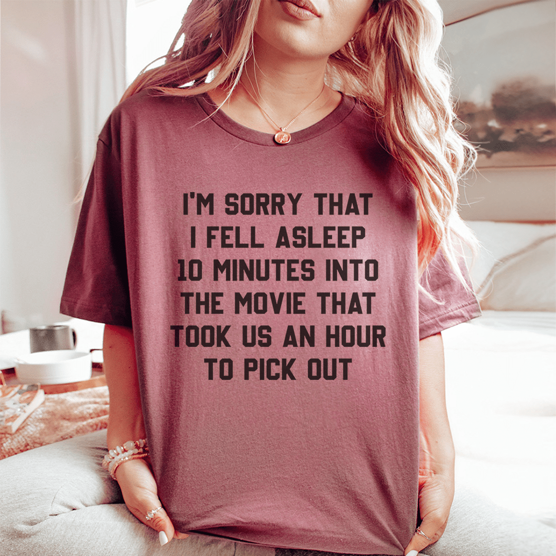 I'm Sorry That I Fell Asleep Tee shopmerchmallow I'm Sorry That I Fell Asleep Tee