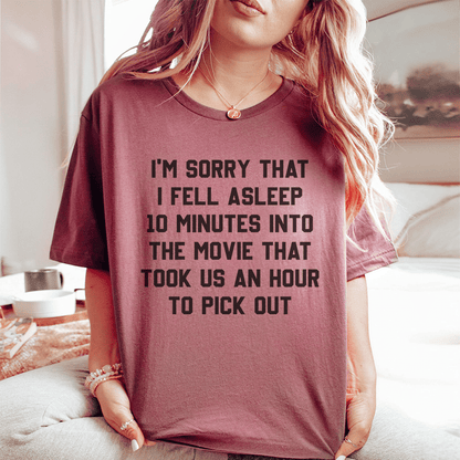 I'm Sorry That I Fell Asleep Tee shopmerchmallow I'm Sorry That I Fell Asleep Tee