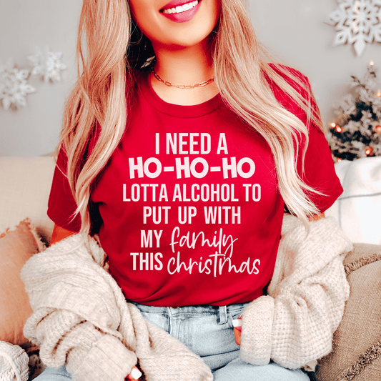 I Need A Ho Ho Ho Lotta Alcohol Tee shopmerchmallow I Need A Ho Ho Ho Lotta Alcohol Tee