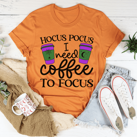 I Need Coffee To Focus Tee shopmerchmallow I Need Coffee To Focus Tee